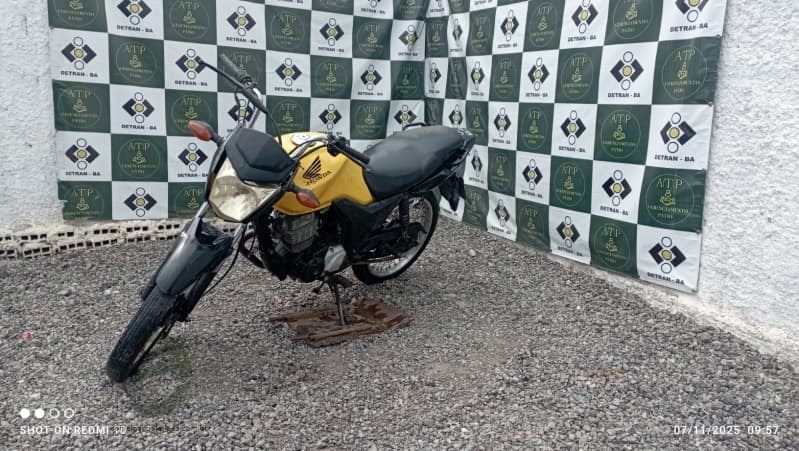 HONDA/CG 125 FAN KS - leilão extrajudicial - Não informado BR - lance mínimo R$ 500