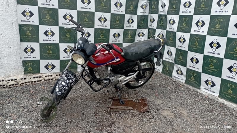 HONDA/CG 125 TITAN KS - leilão extrajudicial - Não informado BR - lance mínimo R$ 100