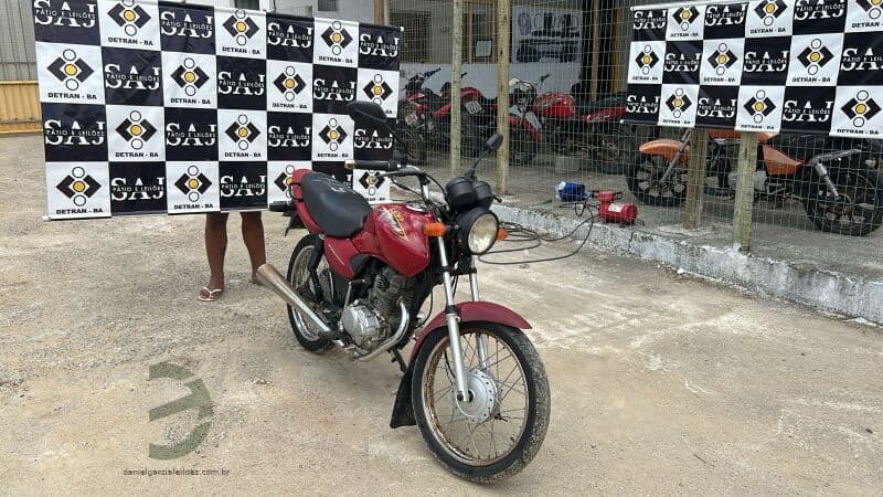 HONDA/CG 125 TITAN KS - leilão extrajudicial - Não informado BR - lance mínimo R$ 900