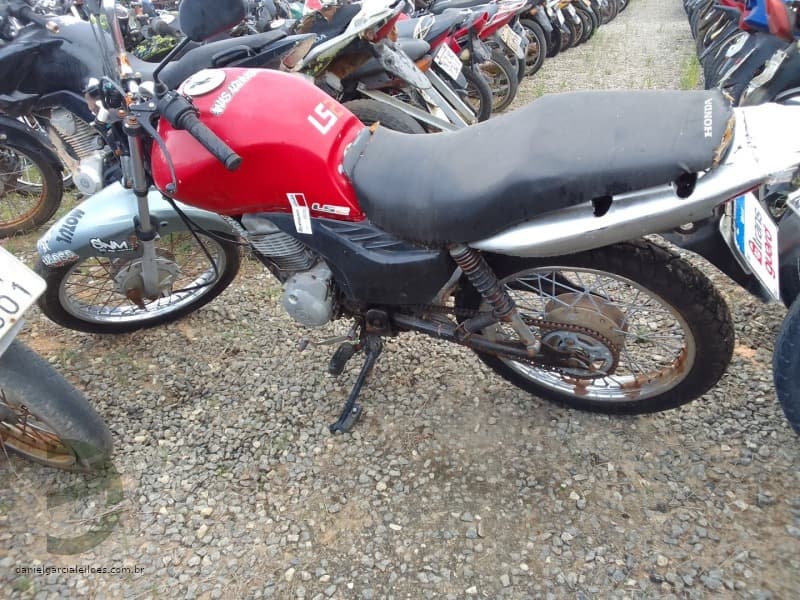 HONDA/CG 125 FAN KS - leilão extrajudicial - Não informado BR - lance mínimo R$ 700