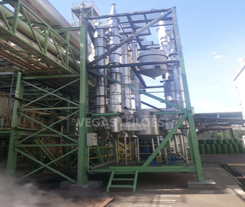 Lote: 1.1 Tipo: Outros Descrição: Evaporador E.N.E.T. – 30.000 lb/h de capacidad - leilão judicial - Não informado BR - lance mínimo R$ 2.472.960