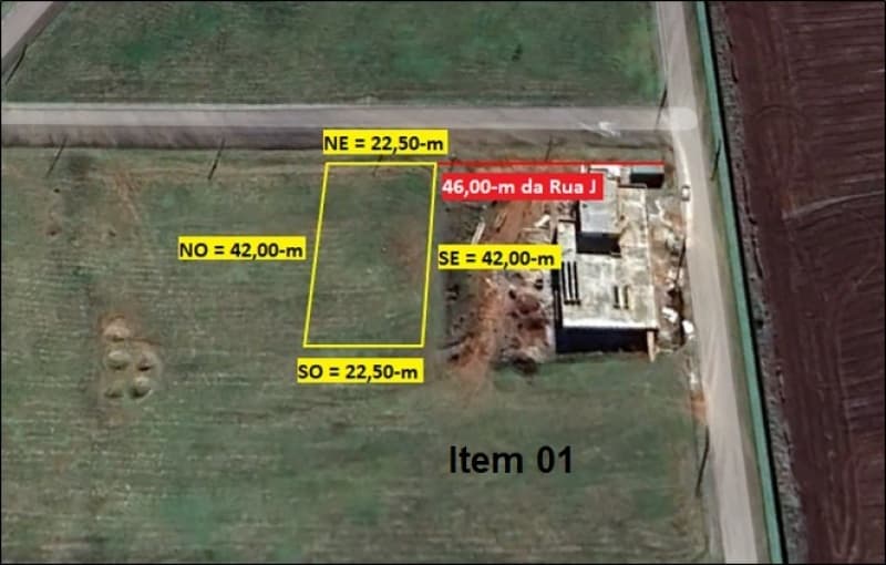 Item 001: Imóvel Cidade: Passo Fundo/RS Endereço: LOTE 20, da QUADRA "C", do con - Passo Fundo/RS RS - lance mínimo R$ 1.691.356