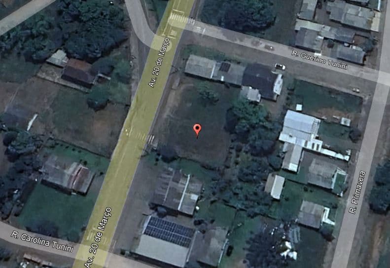 Terreno com 600,00 m² - Centro GENTIL RS - leilão extrajudicial - GENTIL RS - lance mínimo R$ 77.000