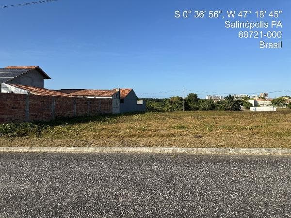 Terreno - CENTRO SALINÓPOLIS PA - leilão extrajudicial - SALINÓPOLIS PA - lance mínimo R$ 64.433