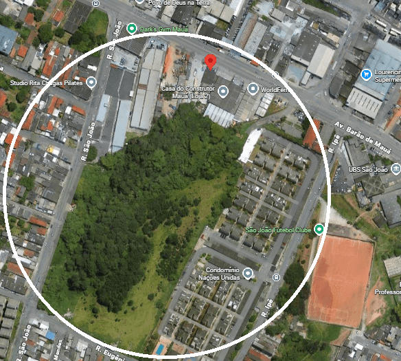 Parte ideal de 46% sobre terreno com 64.020,90 m² MAUÁ SP - leilão judicial - MAUÁ SP - lance mínimo R$ 3.511.920
