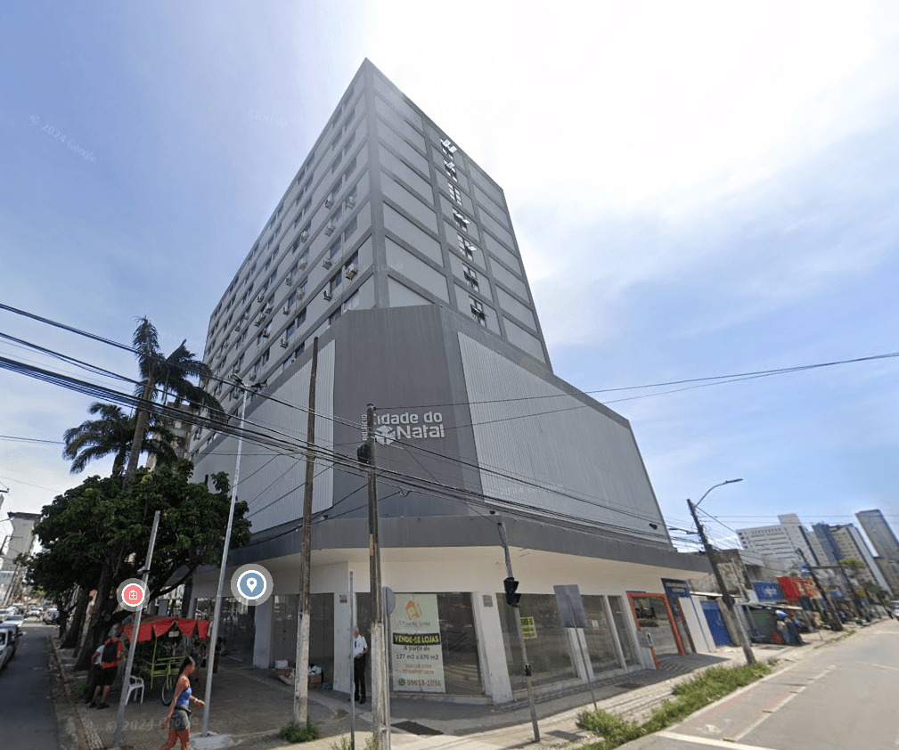 Lojas com área total de 437,90 m² - Cidade Alta NATAL RN - leilão extrajudicial - NATAL RN - lance mínimo R$ 1.200.000