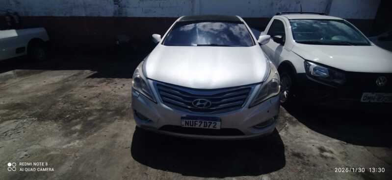 Espécie: PASSAGEIRO / Marca: I / Modelo: HYUNDAI AZERA 3.0 V6 / Placa: NUF7D72 / - leilão extrajudicial - Aracaju / SE - SE - - lance mínimo R$ 27.500