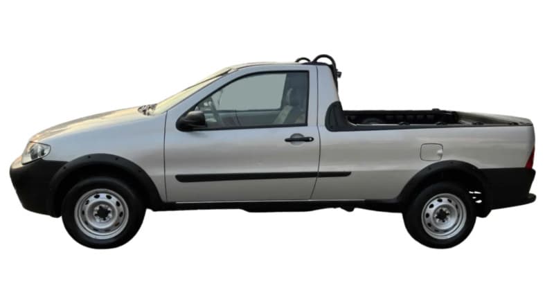 UM VEÍCULO FIAT STRADA FIRE FLEX, PLACA DQY-3160, ANO 2005/2006, COR BRANCA, CHASSI 9BD278 - leilão extrajudicial - Não informado BR - lance mínimo R$ 6.000