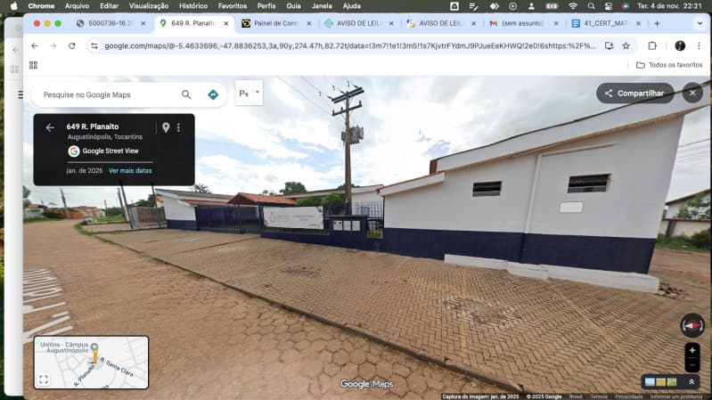 Imóvel urbano constituído dos Lotes n° 09 e 10 da Quadra n° 19, localizado na Ru - leilão judicial - Augustinópolis/TO TO - lance mínimo R$ 990.000