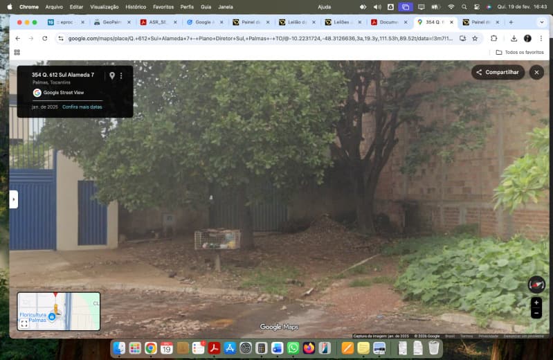 UM LOTE DE TERRA PARA CONSTRUÇÃO URBANA de NÚMERO 22, da QUADRA ASRSE-65, CONJUN - leilão judicial - Palmas/TO TO - lance mínimo R$ 120.000