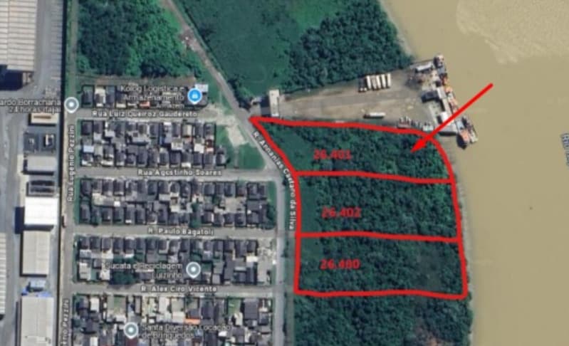 Terreno Rua Annanias Caetano da Silva, Itajaí/SC - leilão judicial - Itajaí SC - lance mínimo R$ 1.965.000