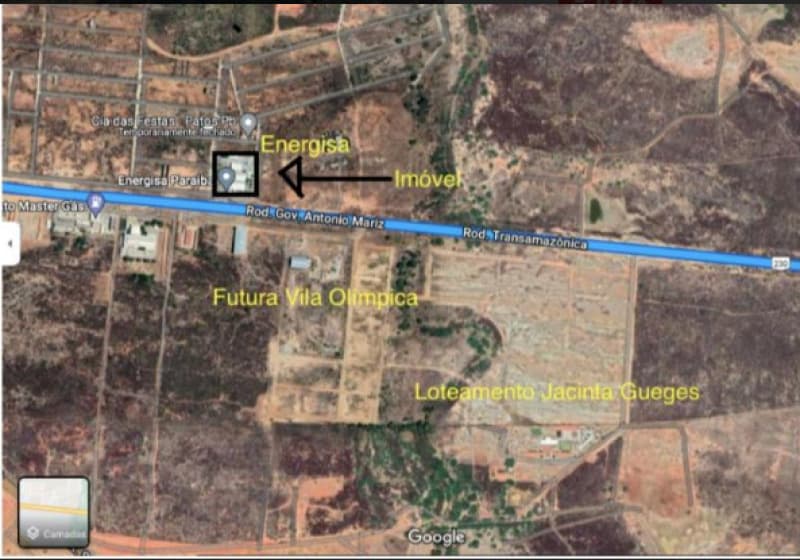 Uma Faixa de Terra, com área de 1 (hum) hectare, denominada Pilões, Patos/PB - leilão judicial - Patos PB - lance mínimo R$ 2.165.000