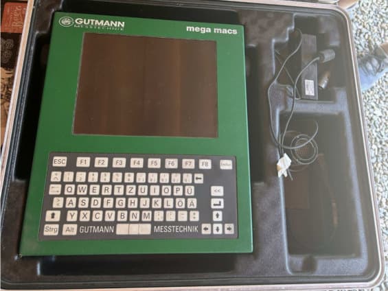 01)Scanner Automotivo Mega Macs 55 Gutmann Messtechnick, com cabos conectores, m - leilão judicial - Não informado BR - avaliação R$ 14.450