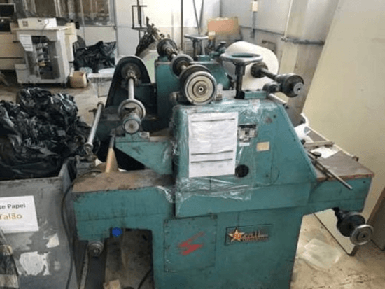 MÁQUINA PLASTIFICADORA, MARCA RICALL, MODELO RCP70, SÉRIE 694, ANO 1974, COR VERDE, ROTATIVA PARA PAPEL - DOCUMENTO 00052 - Informática,Conjunto de Bens Diversos - R. Cel. Aparício Borges PORTO ALEGRE RS - lance mínimo R$ 14.617