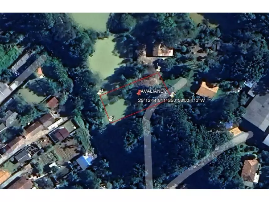 Terreno à venda em leilão - leilão extrajudicial - Prudentópolis PR - lance mínimo R$ 98.000