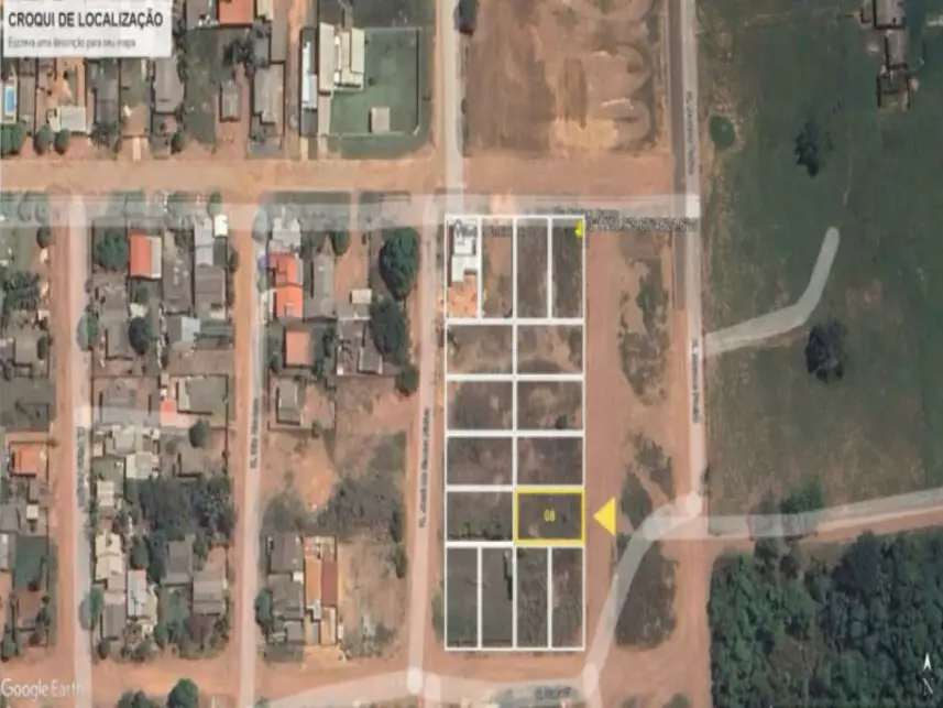 Terreno à venda em leilão - leilão extrajudicial - Cerejeiras RO - lance mínimo R$ 95.700