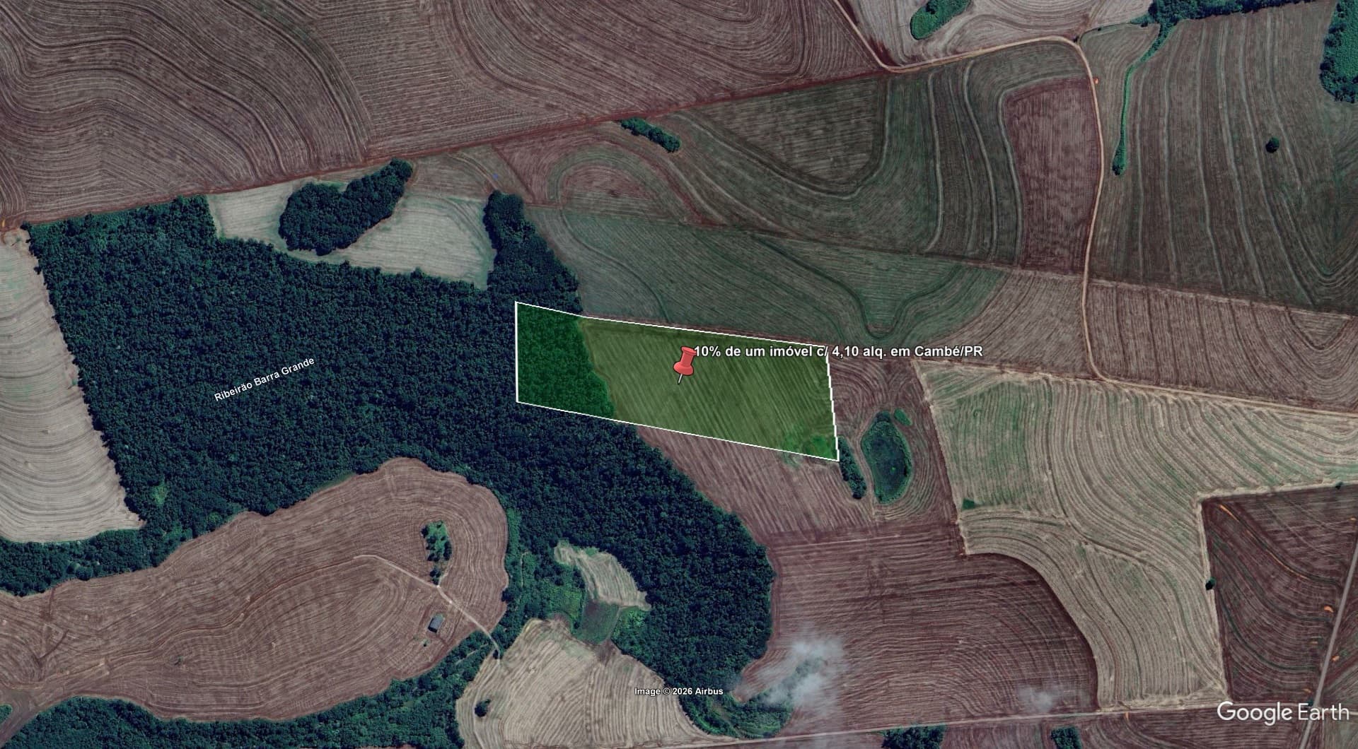 10% de um imóvel c/ 4,10 alq. em Cambé/PR - leilão judicial - Não informado BR - lance mínimo R$ 160.444