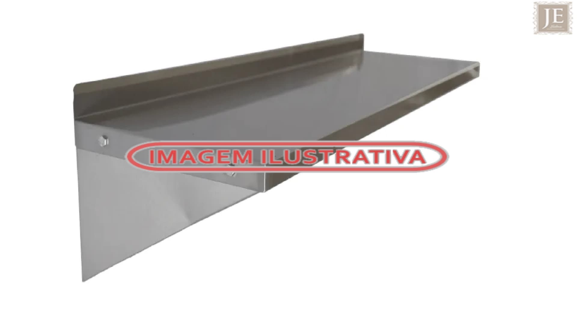 01 unidade de prateleira inox suspensa - leilão judicial - Não informado BR - lance mínimo R$ 887