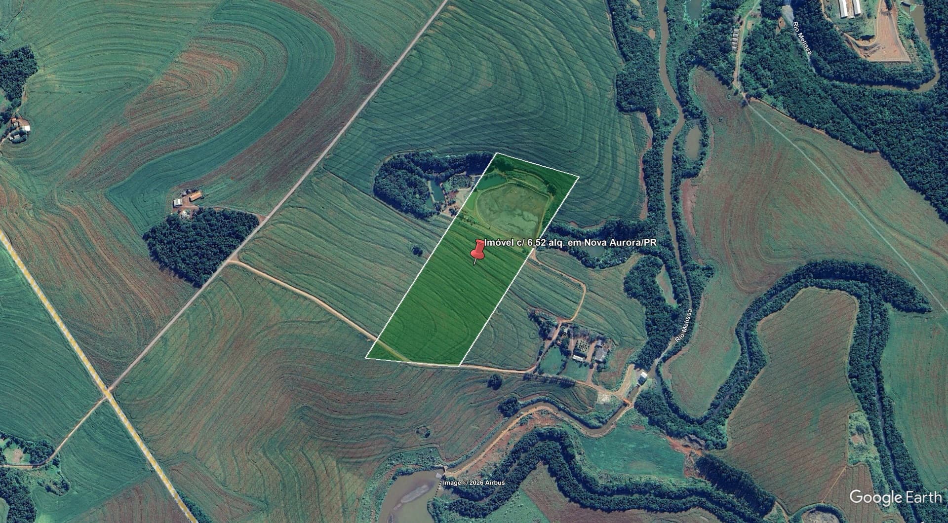 Imóvel c/ 6,52 alq. em Nova Aurora/PR - leilão judicial - Nova Aurora PR - lance mínimo R$ 1.131.892