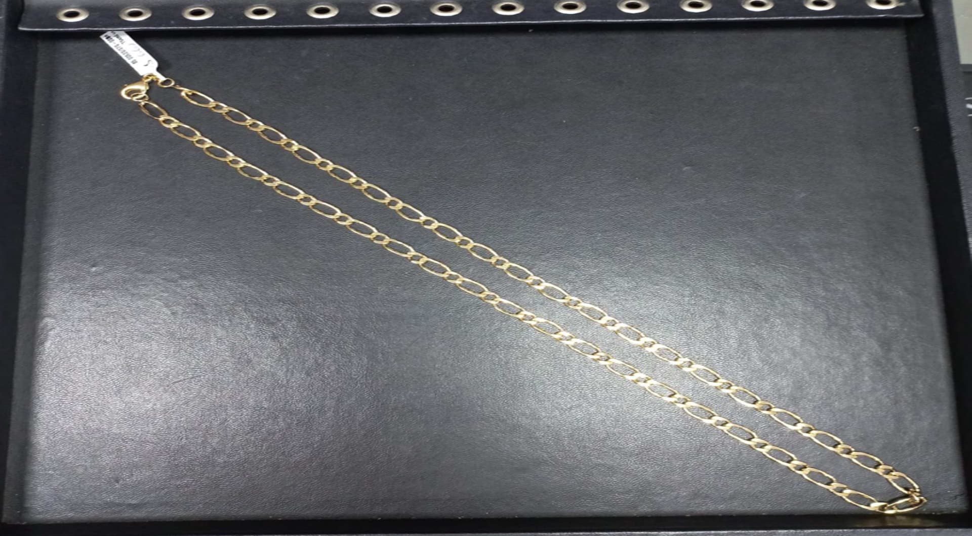 01 cordão folheado a ouro - leilão judicial - Não informado BR - lance mínimo R$ 265