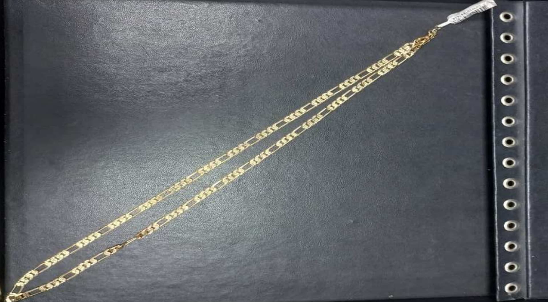 01 cordão folheado a ouro - leilão judicial - Não informado BR - lance mínimo R$ 256