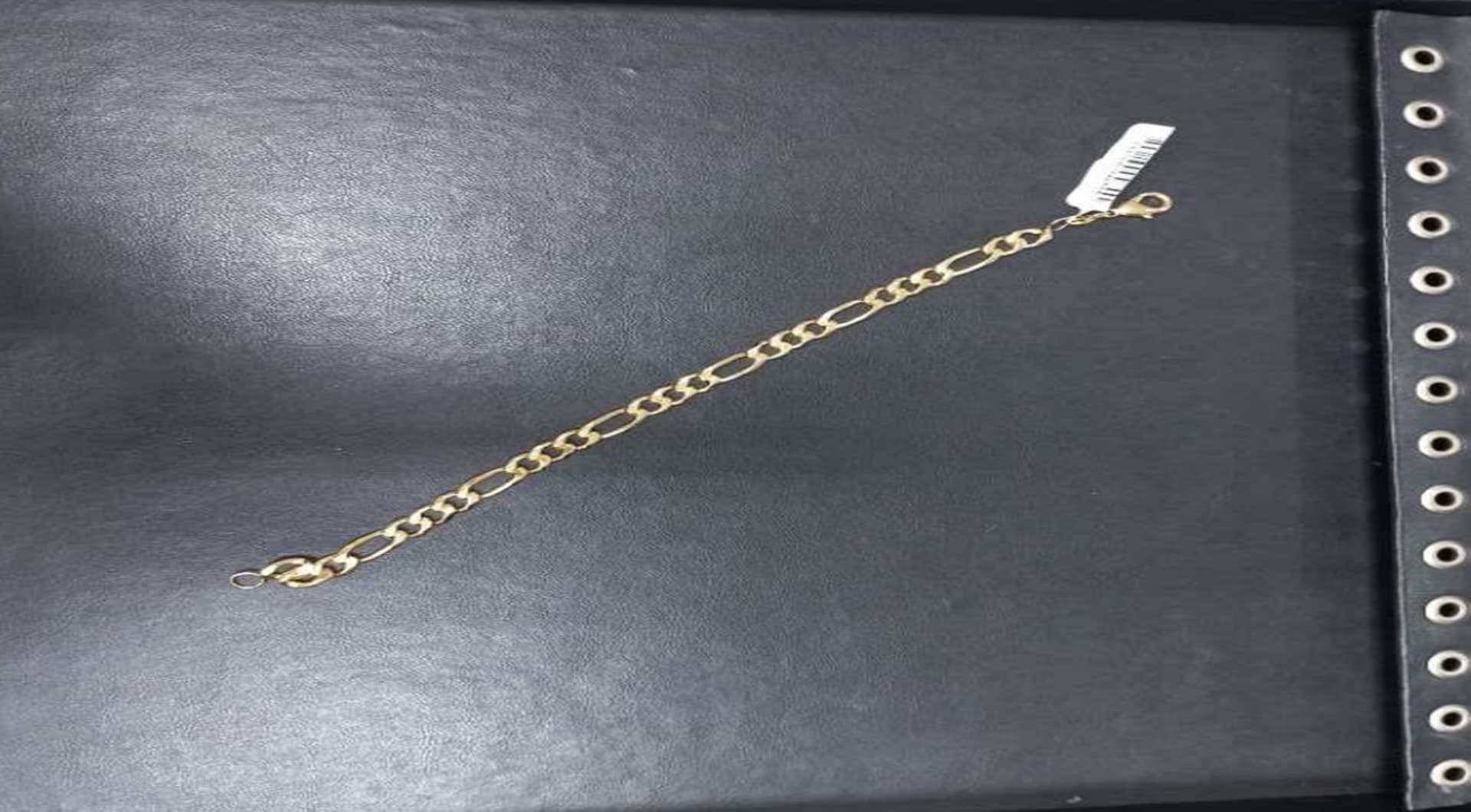 01 pulseira folheada a ouro - leilão judicial - Não informado BR - lance mínimo R$ 117