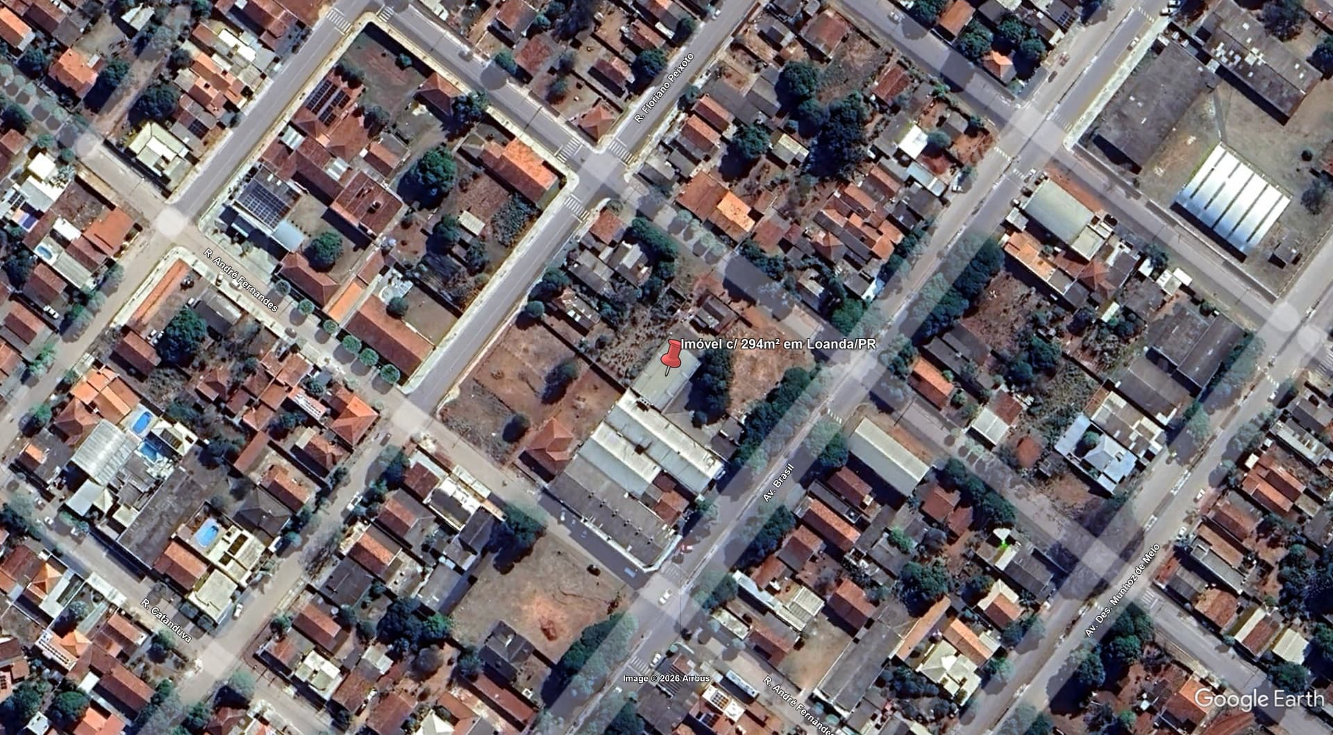 Imóvel c/ 294m² em Loanda/PR - leilão judicial - Loanda PR - lance mínimo R$ 252.720