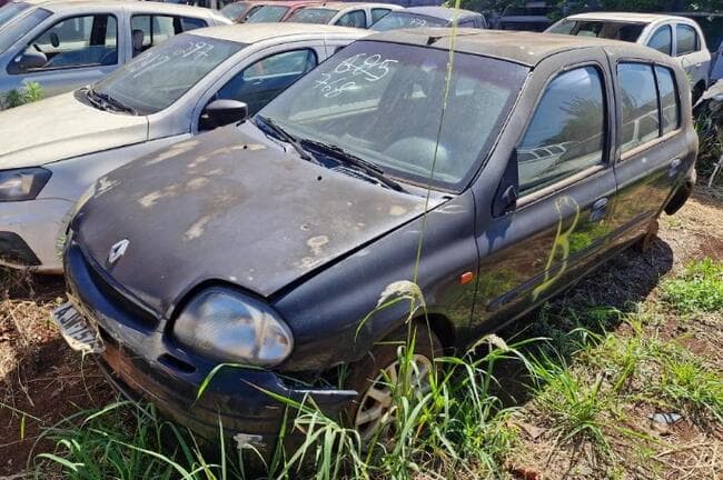 SUCATA - Renault/Clio RL 1.0 - leilão judicial - Não informado BR - lance mínimo R$ 500