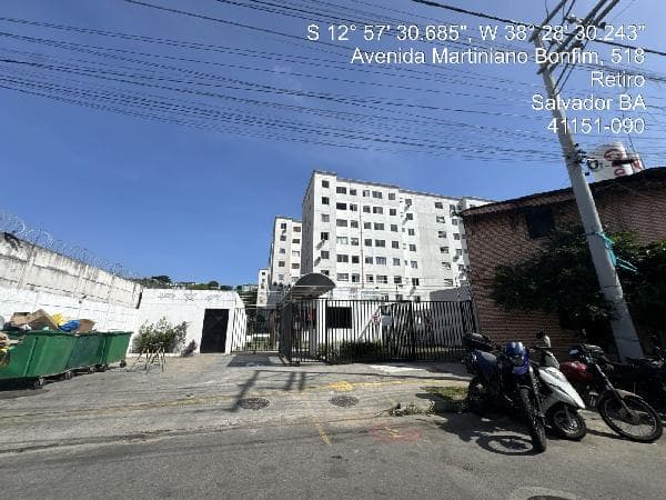 Um imóvel do tipo Apartamento, Localizado em AVENIDA MARTINIANO BONFIM, N. 46, Apto. 201, 201, 03SUBDISTRITO DE SAO CAETANO SALVADOR-BA - leilão extrajudicial - Não informado PB - lance mínimo R$ 193.800